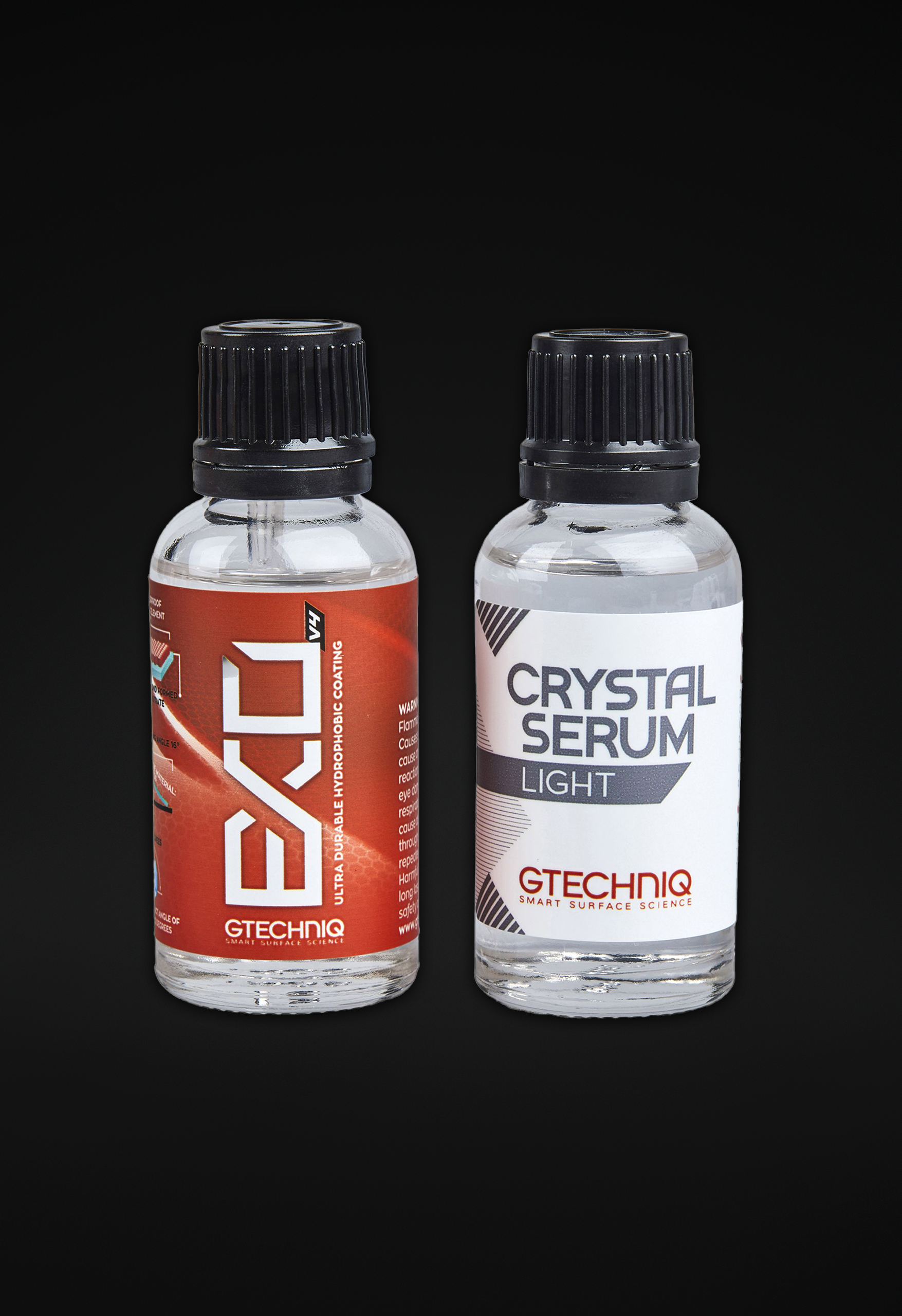 Gtechniq Keramikversiegelung Profi Set Crystal Serum Light CSL + EXOv5 + PW 100ml