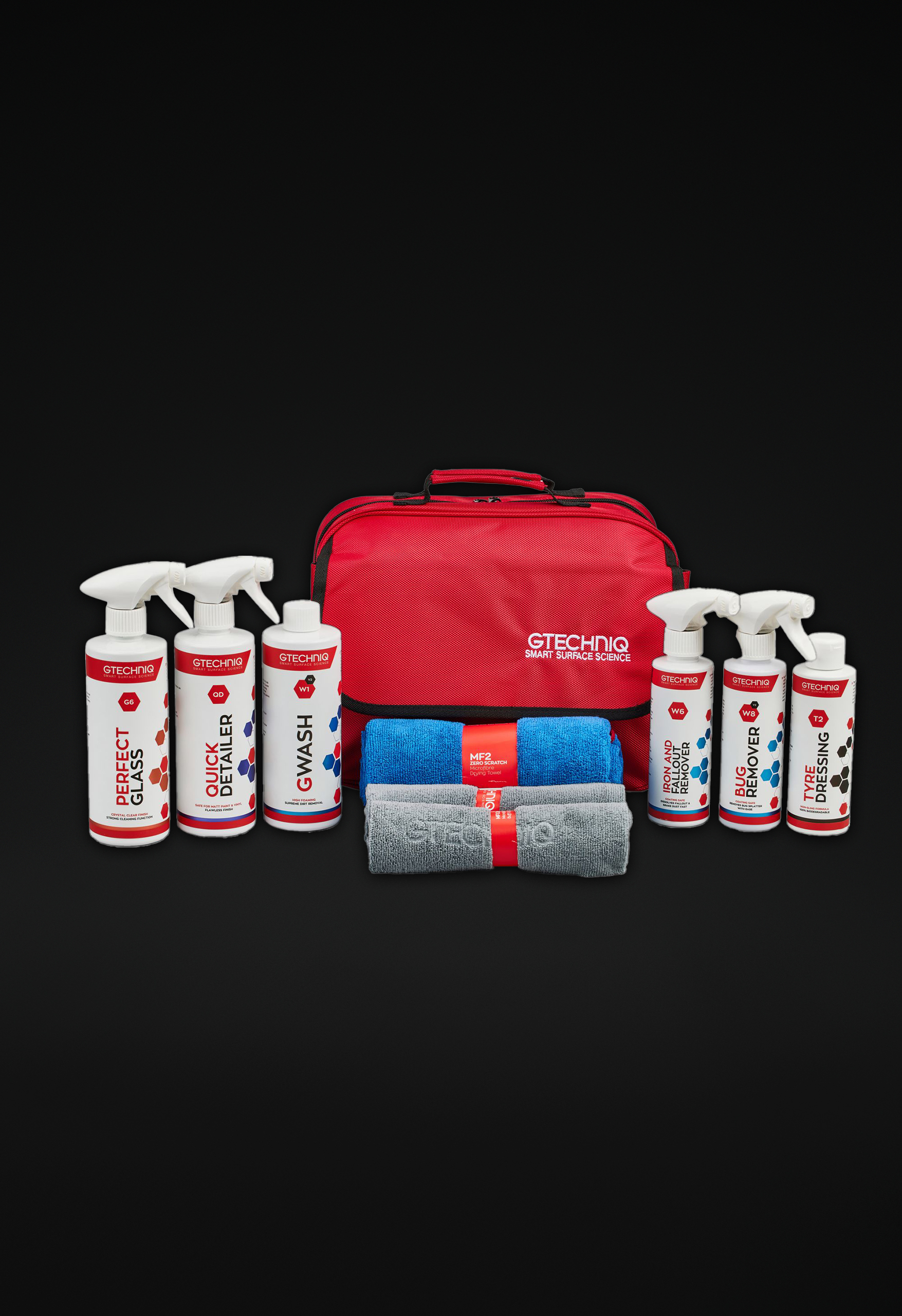 Gtechniq Essential Maintenance Kit vollständiges Pflegepaket mit Tasche